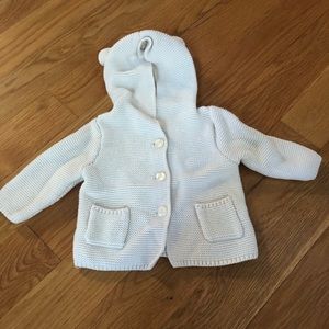 Baby Gap classic teddy bear ear sweater